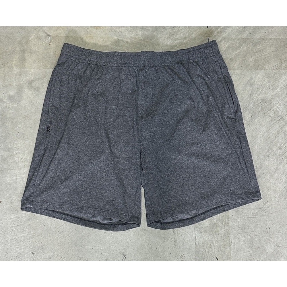 Rhone Men's 8" Reign Midweight Shorts Athletic Active Gray Size XL